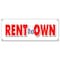 Signmission RENT TO OWN BANNER SIGN tv furniture computers household no credit check 2 B-Rent To Own - alternate 1